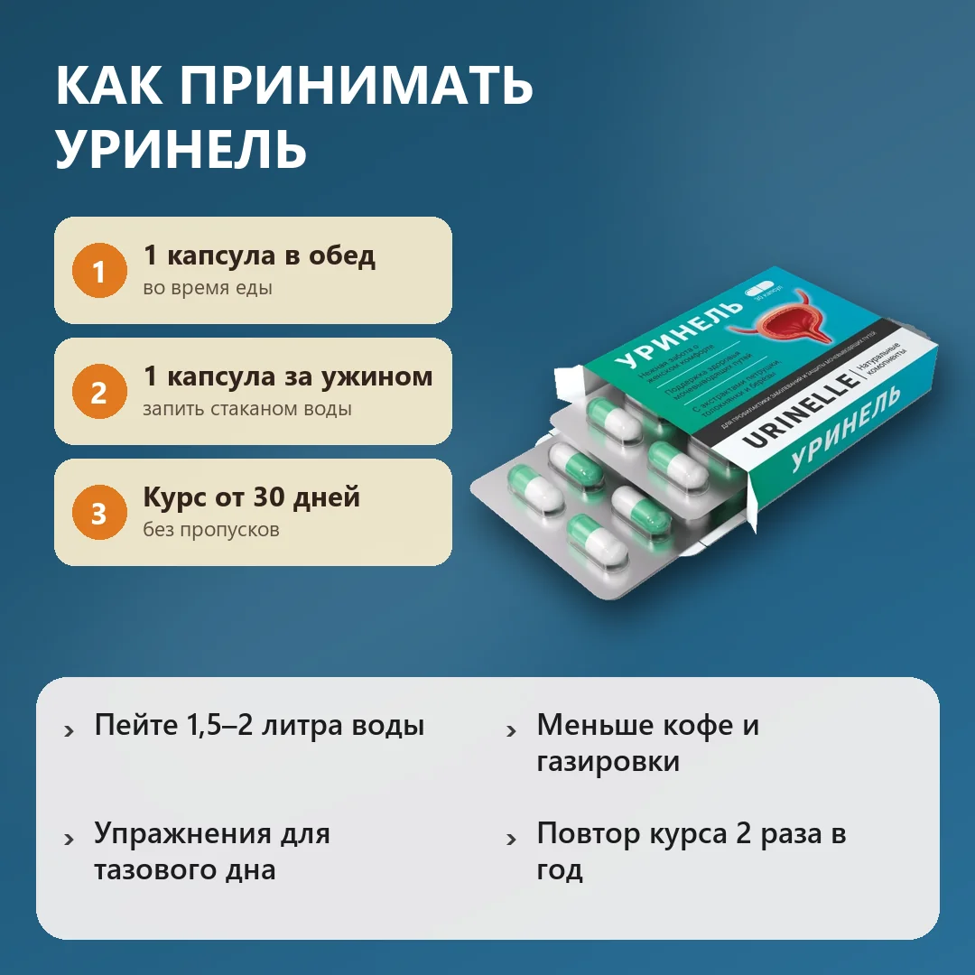 Как принимать Уринель